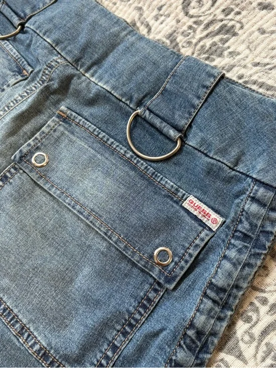 Guess y2k denim cargo mini skirt - Picture 4 of 4